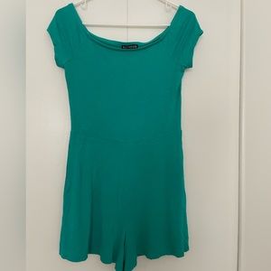 Express scoop neck romper